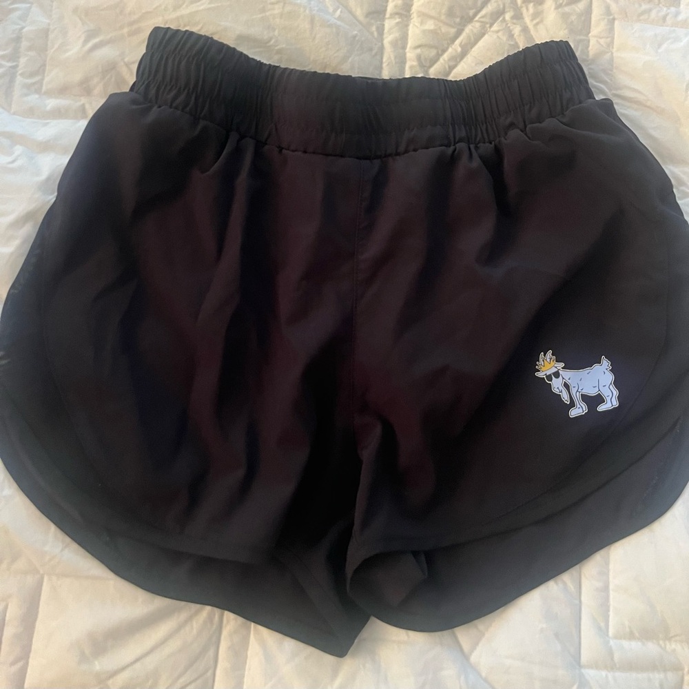 Kids Black Shorts with Cartoon Print